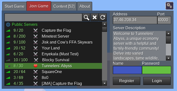 Play - Tunnelers' Abyss